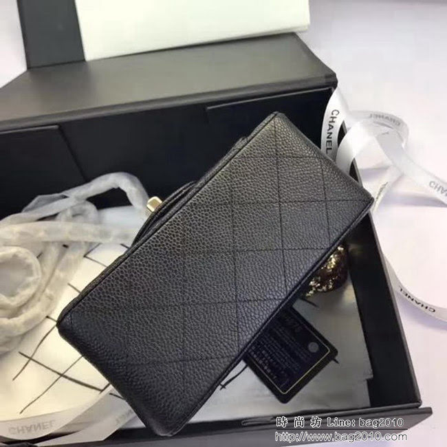 香奈兒CHANEL 升級版A1115全新經典小羊皮金銀鏈條單肩斜挎包 DSC1787